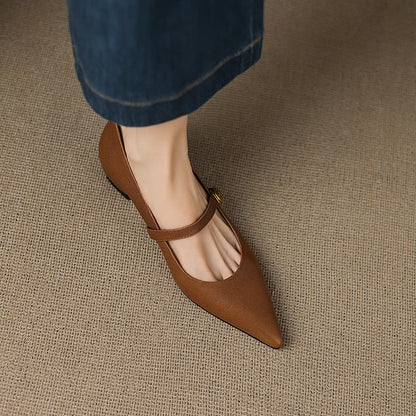Grace - Genuine Leather Heels