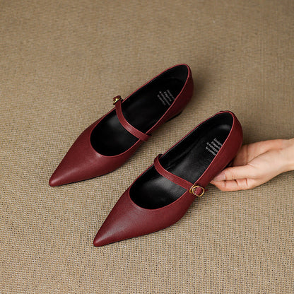 Grace - Genuine Leather Heels