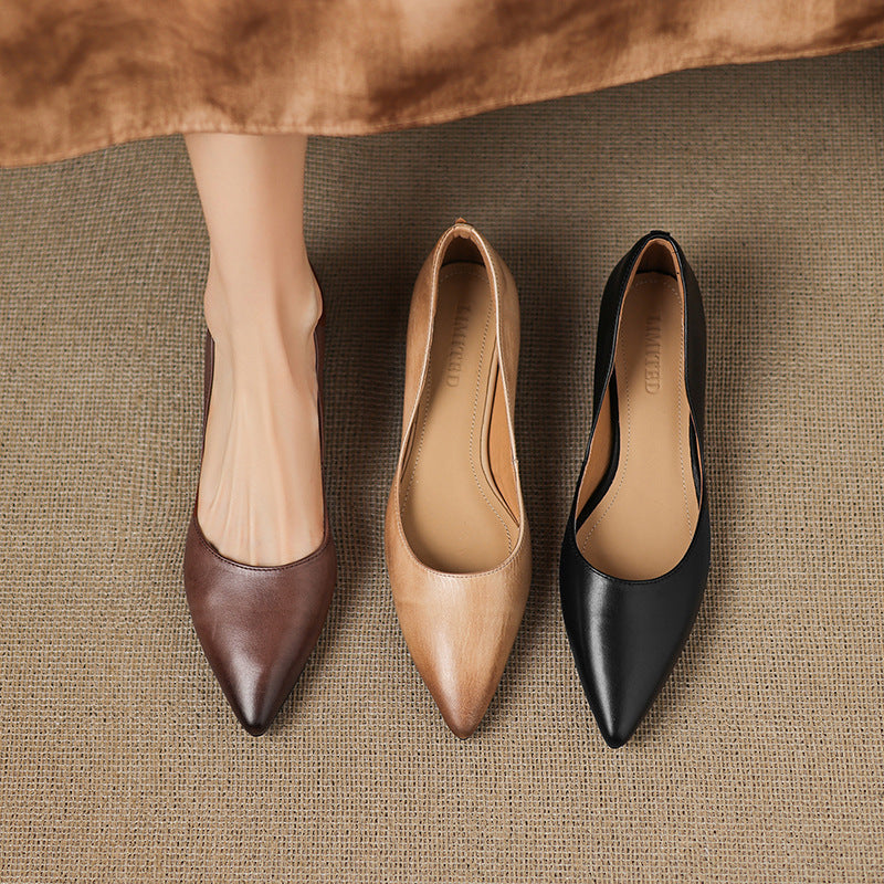 Isla - Genuine Leather Flats