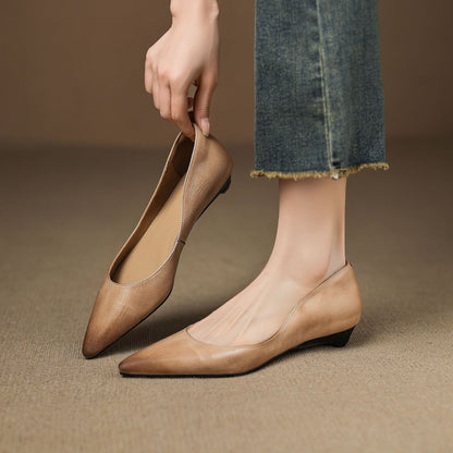 Isla - Genuine Leather Flats