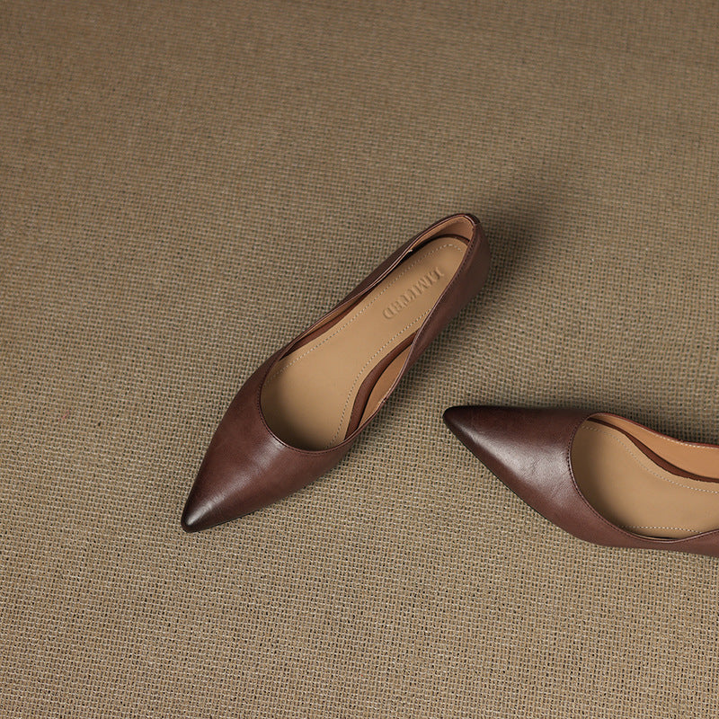Isla - Genuine Leather Flats