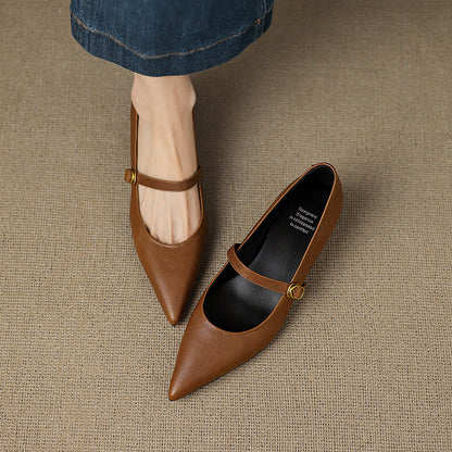 Grace - Genuine Leather Heels