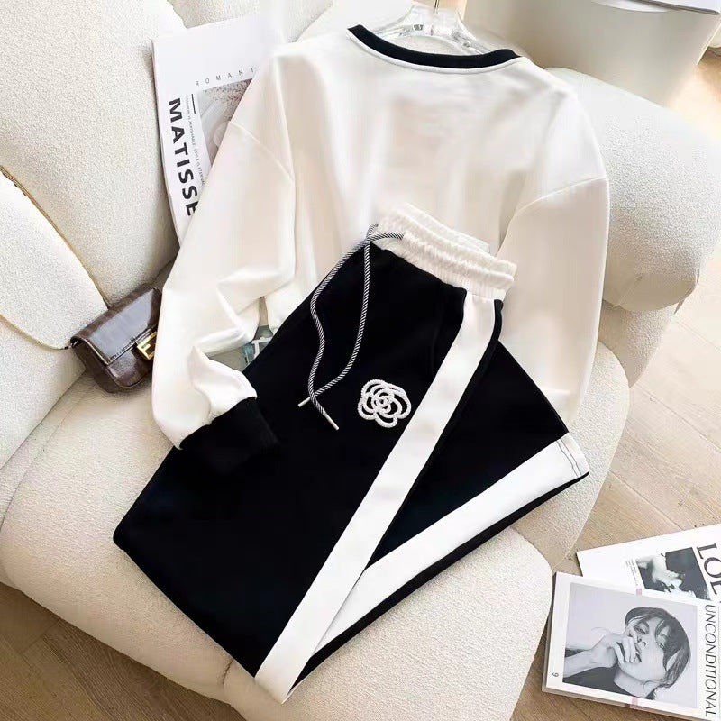 Lily | Women Knit Wide-Leg Pants Set | Chic