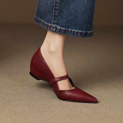 Grace - Genuine Leather Heels
