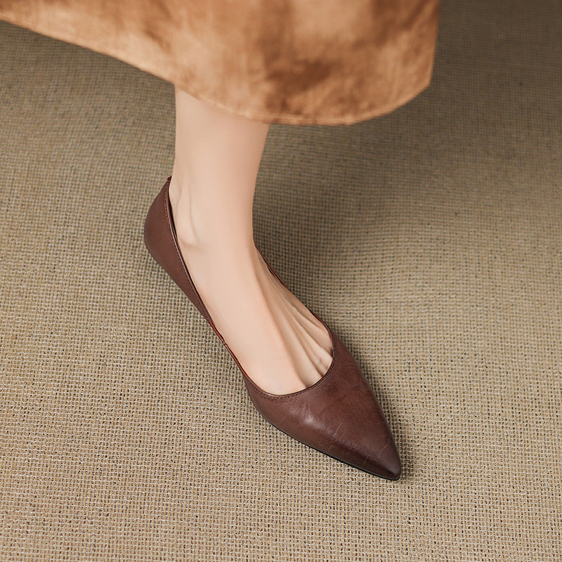 Isla - Genuine Leather Flats