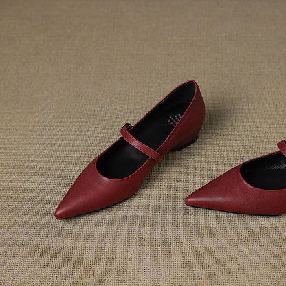 Grace - Genuine Leather Heels