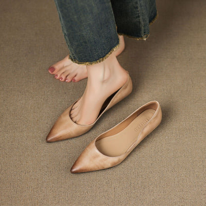 Isla - Genuine Leather Flats