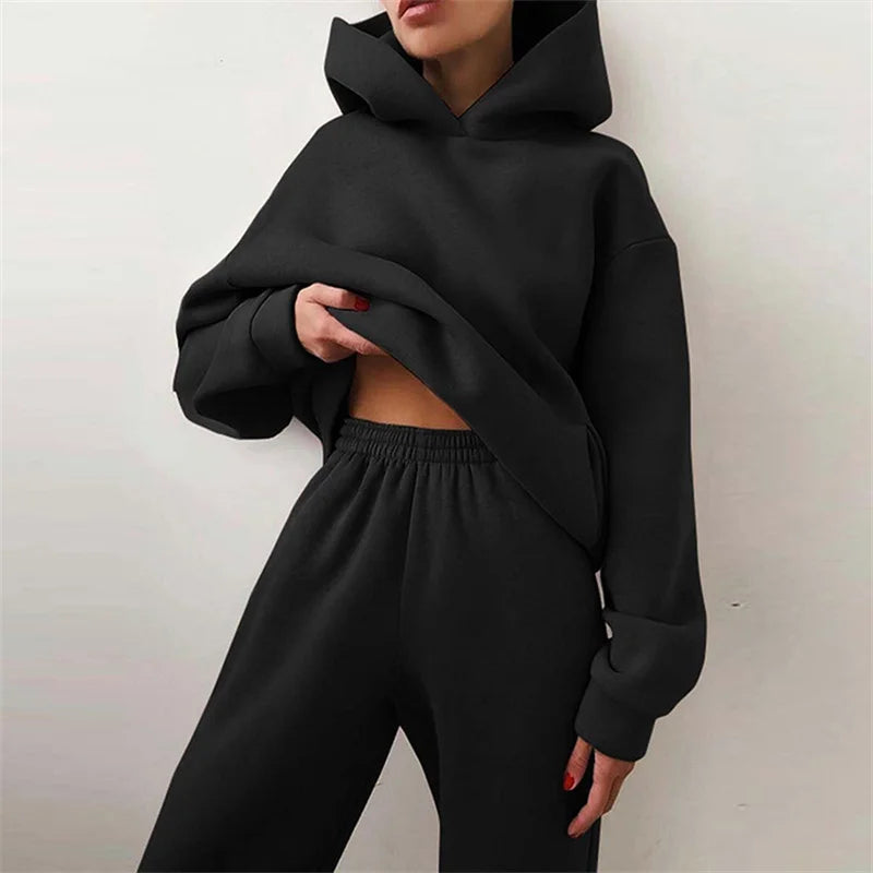 Ava | Women's Fleece Lounge Set | Oversized Comfort