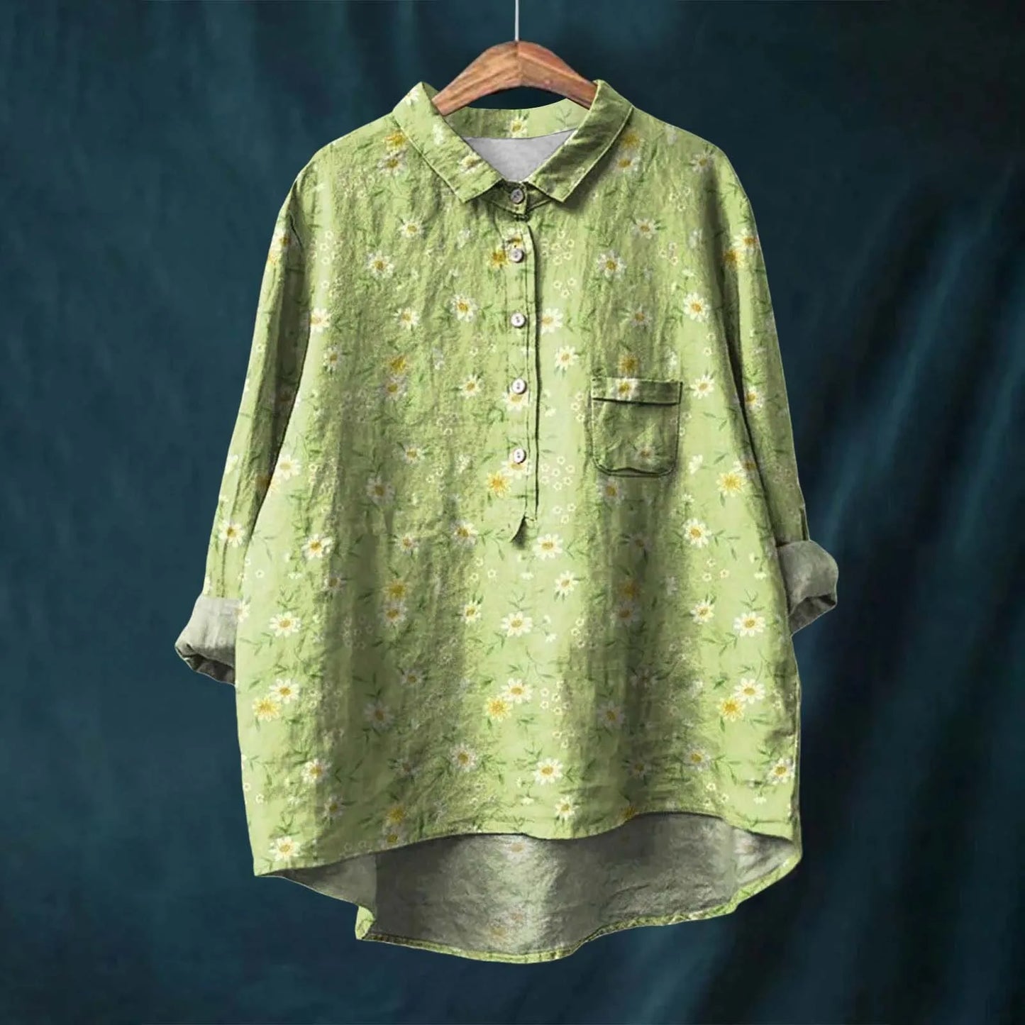 Anni | Women Breathable Linen Shirt | Relaxed Fit