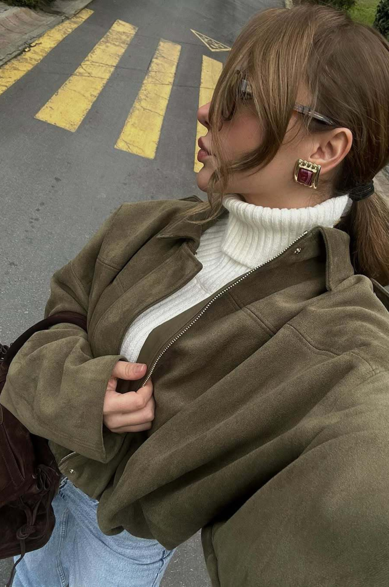Matilda™ - Suede Green Jacket