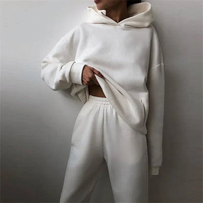 Ava | Women's Fleece Lounge Set | Oversized Comfort
