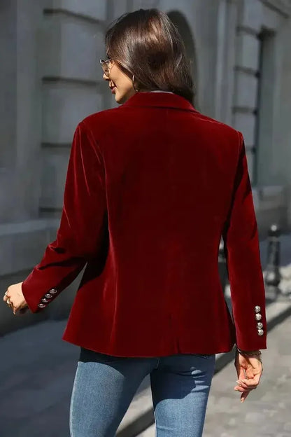 Remy | Women Velvet Tailored Blazer | Structured & Elegant