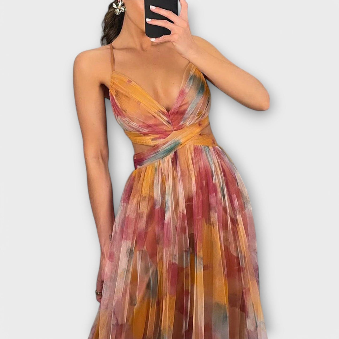 Cate™ | Maxi Dress with Fitted Bodice