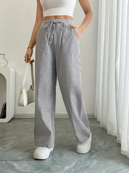 Alina | Women's Striped Pants | Comfortable & Flattering