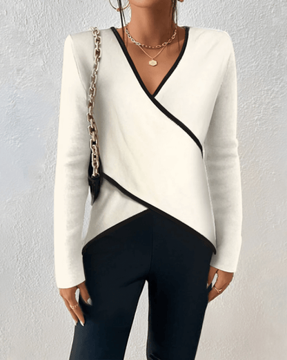 Diana™ | Elegant V-Neck Sweater