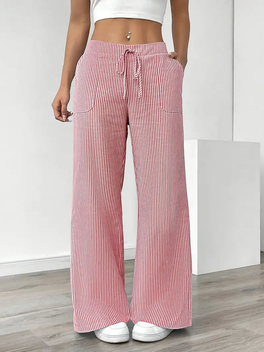 Alina | Women's Striped Pants | Comfortable & Flattering