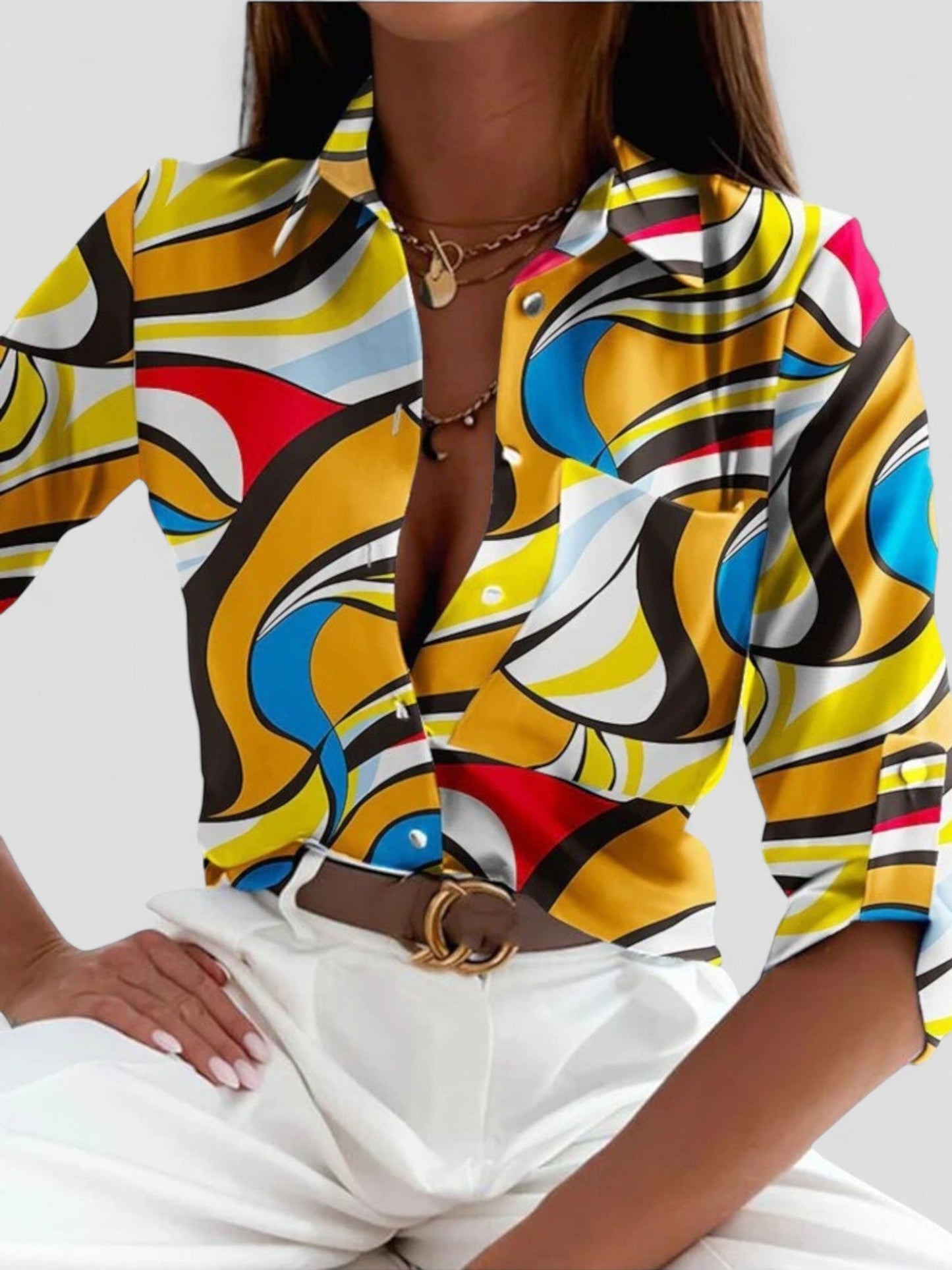Tahlia | Women Long Sleeve Blouse | Functional & Stylish