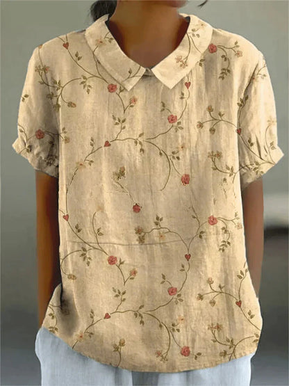 Inga | Women's Relaxed Floral Blouse | Comfortable & Versatile