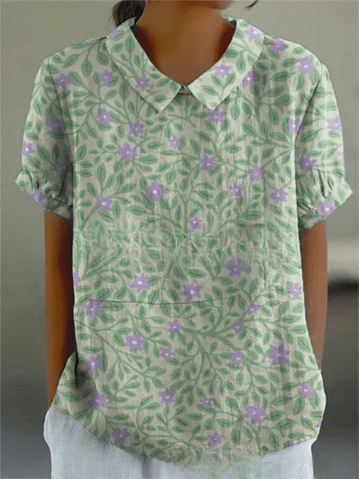Inga | Women's Relaxed Floral Blouse | Comfortable & Versatile