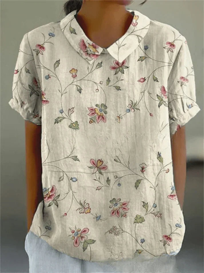 Inga | Women's Relaxed Floral Blouse | Comfortable & Versatile