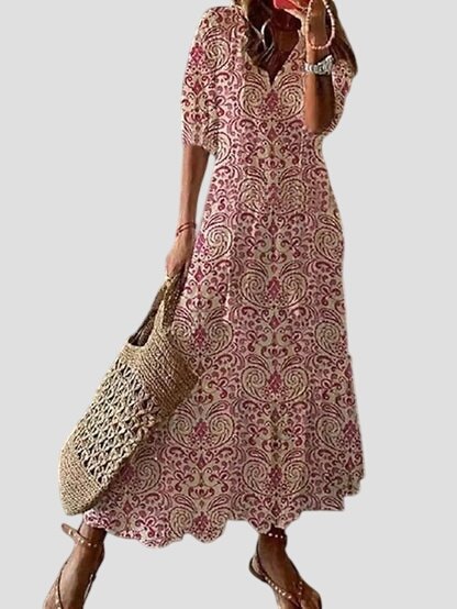 Tahlia | Women Relaxed Boho Dress | Lightweight & Print